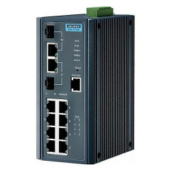 PRA-ES8P2S, Ethernet switch, 8xPoE, 2xSFP, PRAESENSA